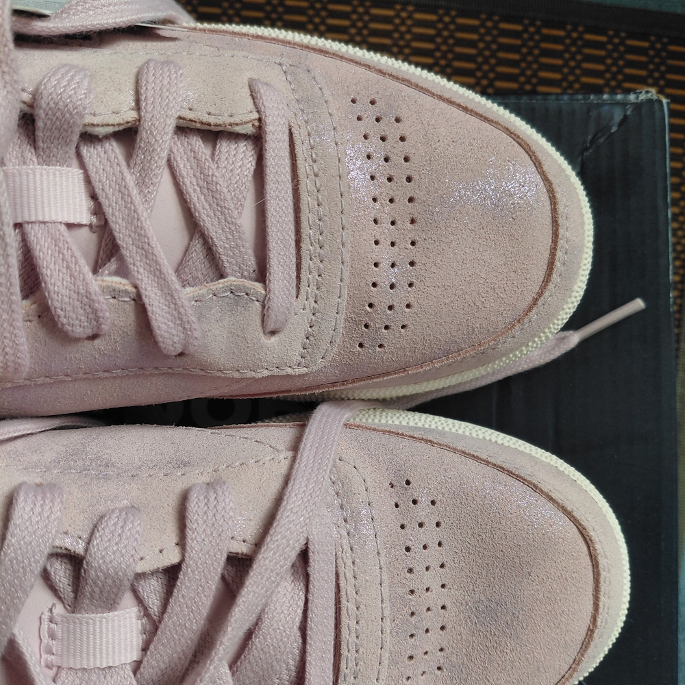 Reebok Women's Classic Suede Sneaker - Pink - Picture 10 of 12